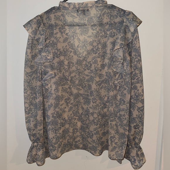 Express Ruffled Blouse - L - Picture 5 of 5